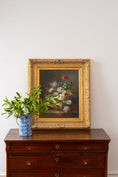 Load image into Gallery viewer, Large Framed Original Floral Painting on Canvas
