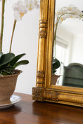 Load image into Gallery viewer, Antique Federal Carved Giltwood Two Panel Mirror
