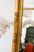 Load image into Gallery viewer, Antique Federal Carved Giltwood Two Panel Mirror
