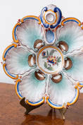 Load image into Gallery viewer, Antique Colorful Hand Painted French Oyster Plate
