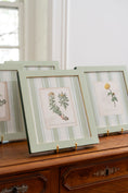Load image into Gallery viewer, Bespoke Botanical | Antique Botanical Book Plate (c. 1890) in Hand Painted Frame
