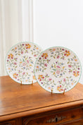 Load image into Gallery viewer, Haddon Hall Green Rimmed Large Bone China Plate
