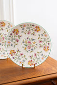 Load image into Gallery viewer, Haddon Hall Green Rimmed Large Bone China Plate
