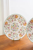 Load image into Gallery viewer, Haddon Hall Green Rimmed Large Bone China Plate
