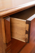 Load image into Gallery viewer, 19th Century European Stained Pine Large 4-Drawer Dresser with Double Pulls
