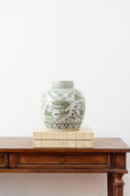 Load image into Gallery viewer, Green Ginger Jar | Duck + Waterlily
