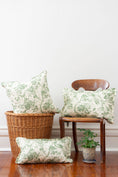 Load image into Gallery viewer, 16x24 Lumbar Pillow Cover | Schumacher Birds Of Paradise 'Green' (SINGLE)
