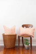Load image into Gallery viewer, 16x24 Lumbar | Quadrille Puccini in 'Tomato' Pillow Cover (SINGLE)
