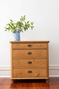 Load image into Gallery viewer, European 19th Century Pine 4-Drawer Chest
