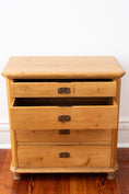 Load image into Gallery viewer, European 19th Century Pine 4-Drawer Chest
