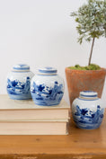 Load image into Gallery viewer, Petite Ginger Jar with Asian Scene
