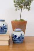 Load image into Gallery viewer, Petite Ginger Jar with Asian Scene
