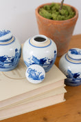Load image into Gallery viewer, Petite Ginger Jar with Asian Scene
