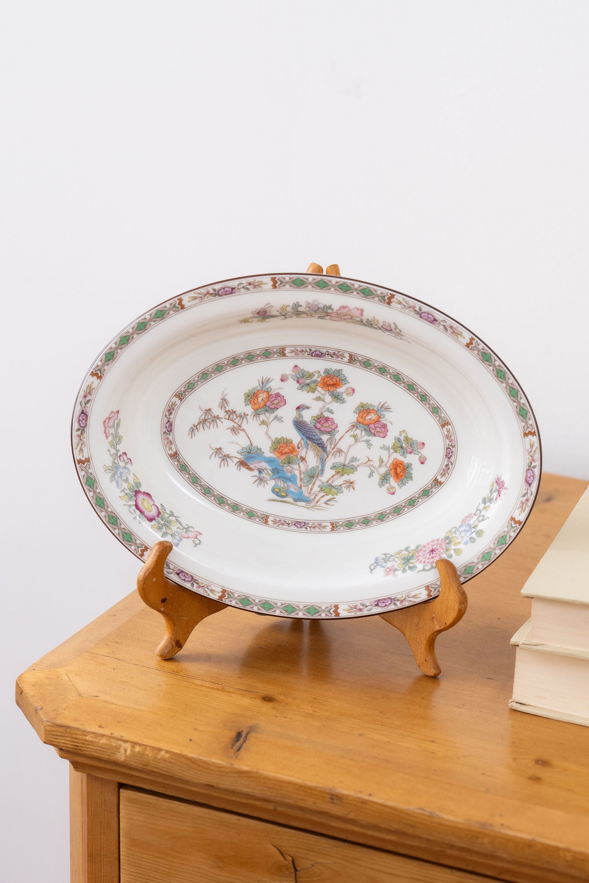 Wedgwood ‘Kutani Crane’ Oval Vegetable Serving Dish