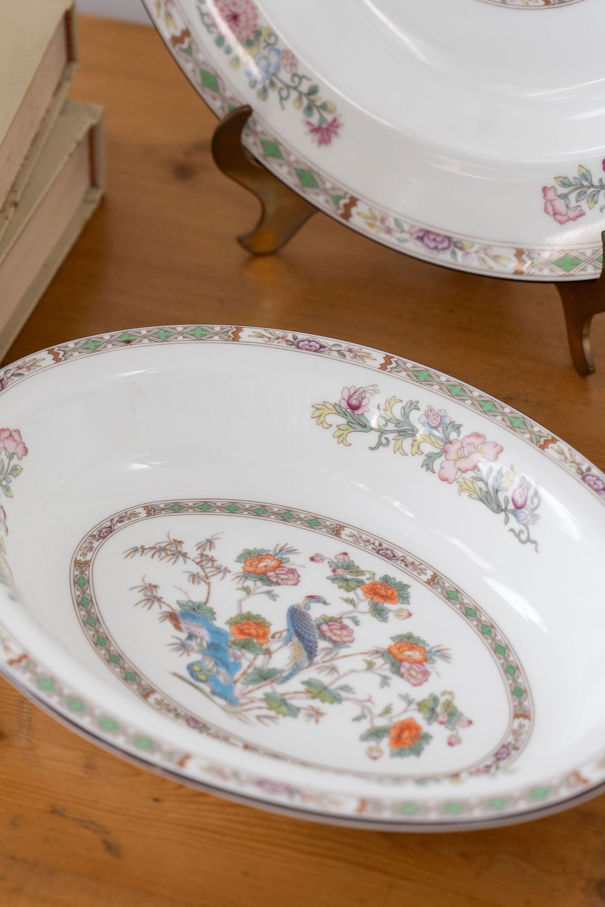 Wedgwood ‘Kutani Crane’ Oval Vegetable Serving Dish