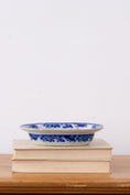Load image into Gallery viewer, Antique Flow Blue Bowl | Cauldon England Stone Ware J R Bentick Pattern
