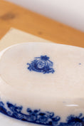 Load image into Gallery viewer, Antique Flow Blue Bowl | Cauldon England Stone Ware J R Bentick Pattern
