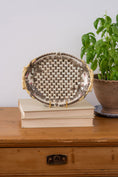 Load image into Gallery viewer, 19th Century Antique Majolica by Wedgwood Basket Weave Platter
