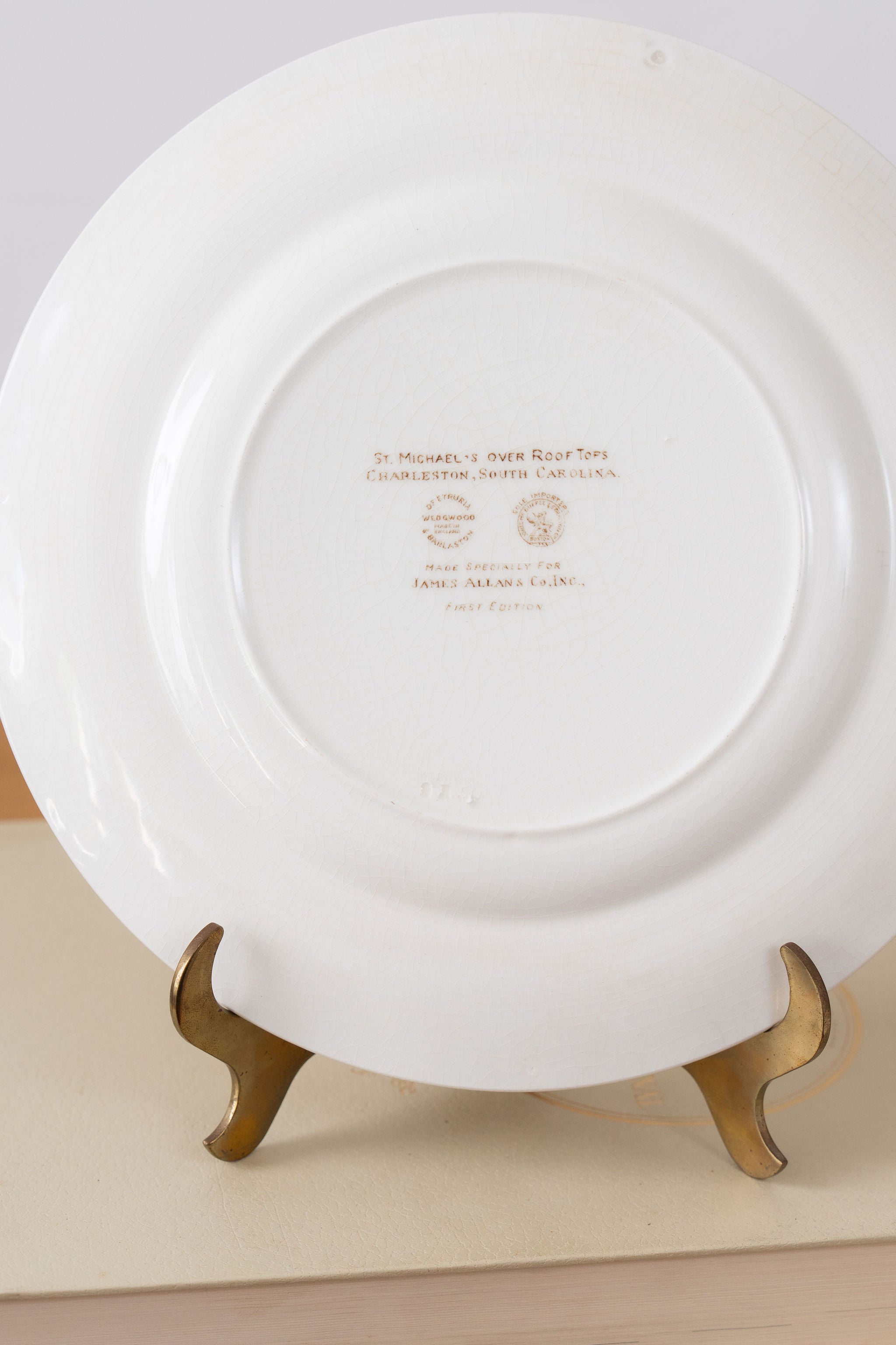 RARE First Edition Vtg. Charleston Collection Wedgwood Dinner Plates
