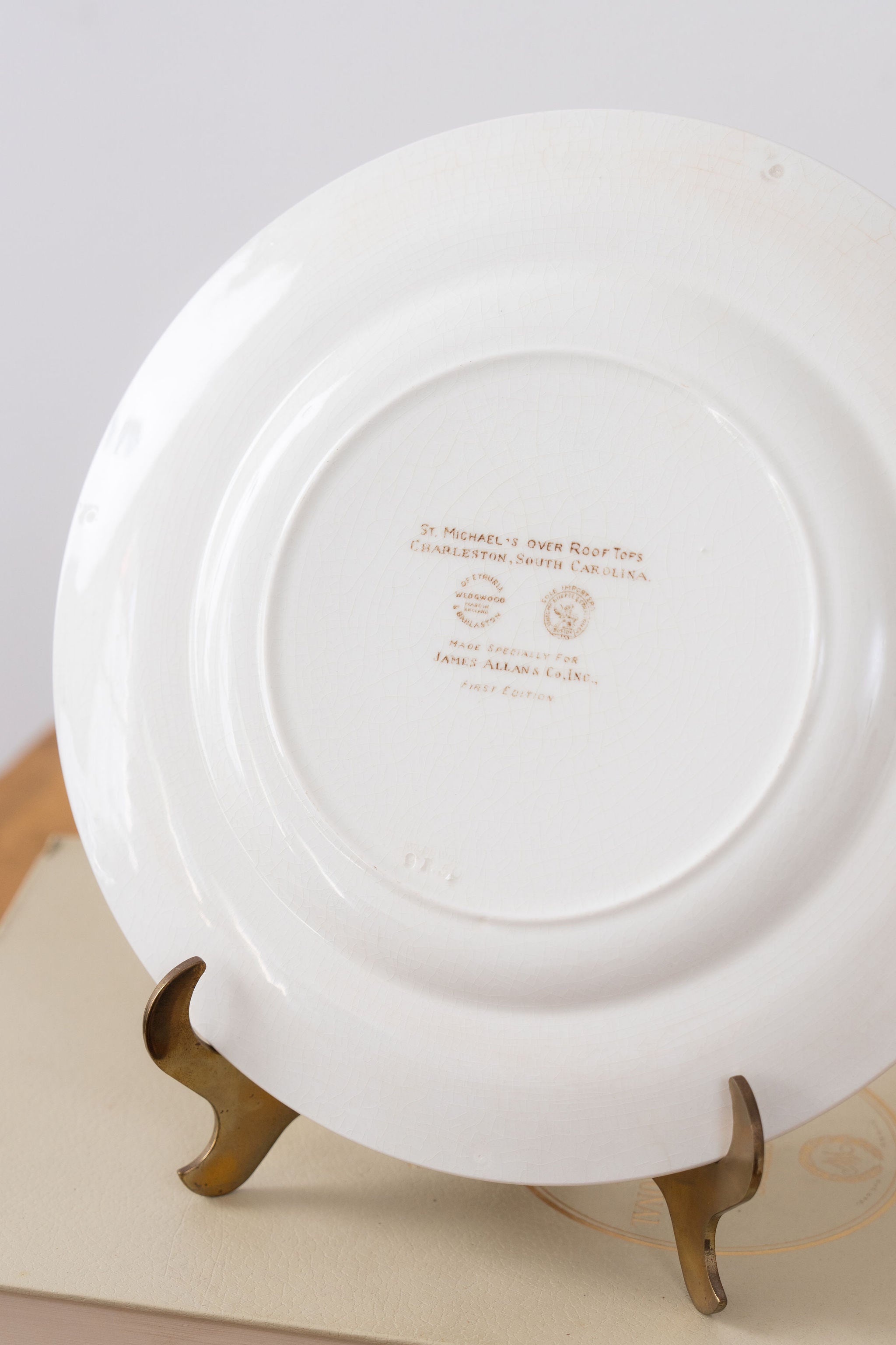 RARE First Edition Vtg. Charleston Collection Wedgwood Dinner Plates