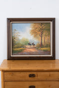 Load image into Gallery viewer, Framed Hunt Scene Original Painting on Canvas

