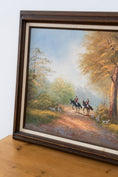 Load image into Gallery viewer, Framed Hunt Scene Original Painting on Canvas
