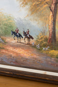 Load image into Gallery viewer, Framed Hunt Scene Original Painting on Canvas
