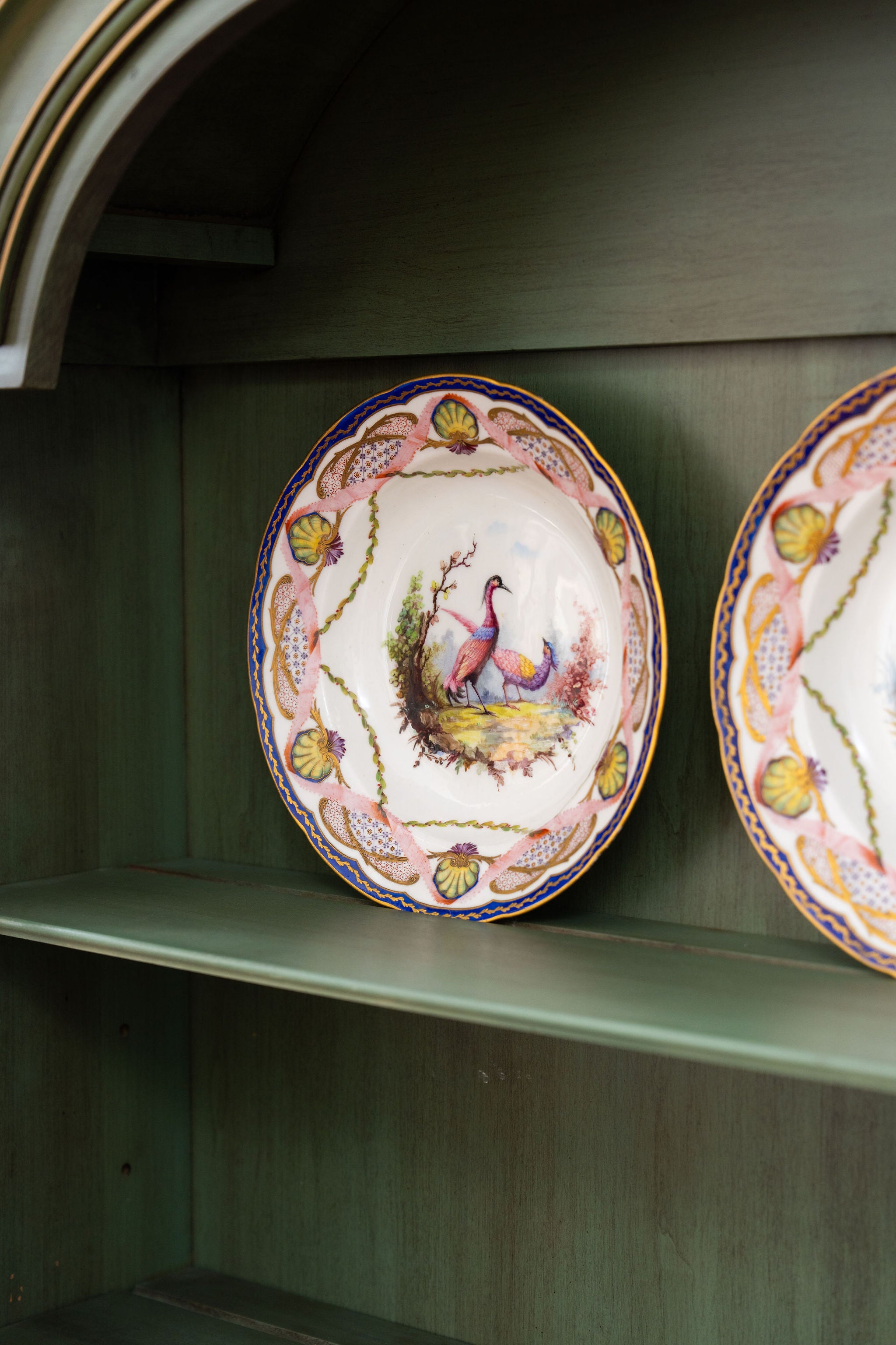 PAIR of 18th Century French Sèvres Hand Painted Bowls