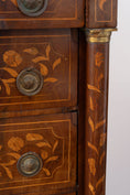 Load image into Gallery viewer, Antique Dutch Marquetry Chest Drawers Tall Boy Inlay (c. 1820)
