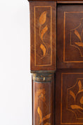 Load image into Gallery viewer, Antique Dutch Marquetry Chest Drawers Tall Boy Inlay (c. 1820)
