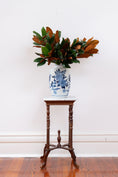 Load image into Gallery viewer, Hand Painted Blue + White Floral Large Vase
