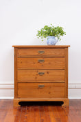 Load image into Gallery viewer, 19th Century European Pine 4- Drawer Chest
