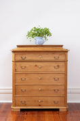 Load image into Gallery viewer, 19th Century European Pine 5-Drawer Dresser with Lift Top
