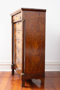 Load image into Gallery viewer, Antique Dutch Marquetry Chest Drawers Tall Boy Inlay (c. 1820)

