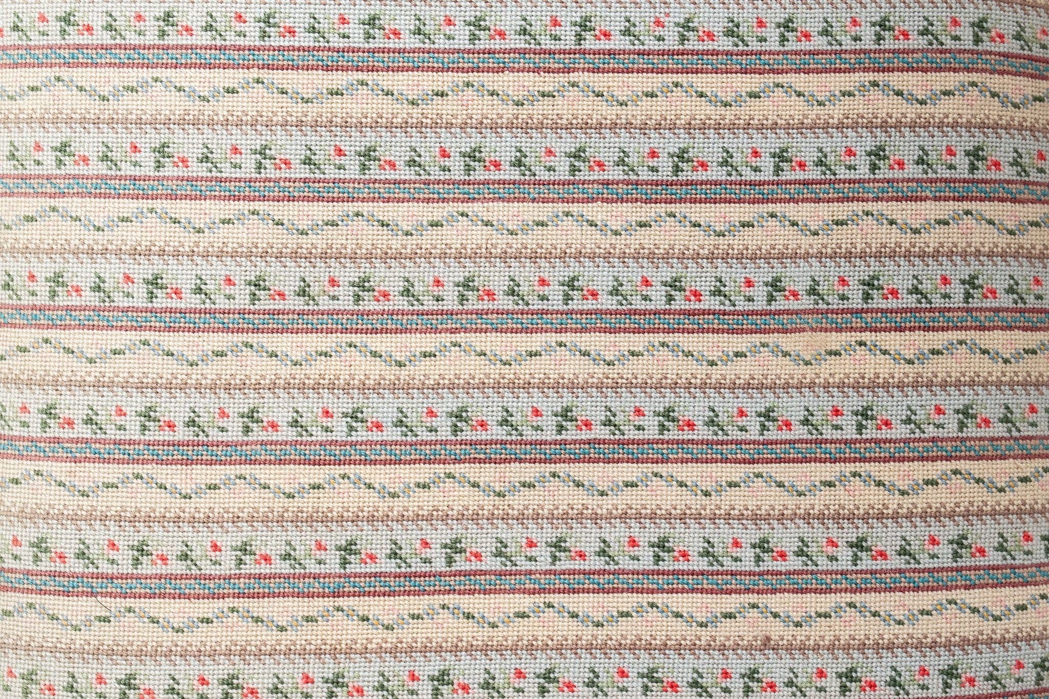 Antique Regency Mahogany Chair with Needlepoint Seat