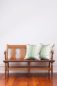 Load image into Gallery viewer, Pine + Cherry Bench or Settee with Carved Back | by Stickley c. 1920

