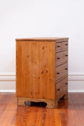 Load image into Gallery viewer, 19th Century European Pine Petite 4-Drawer Chest with Black Knobs
