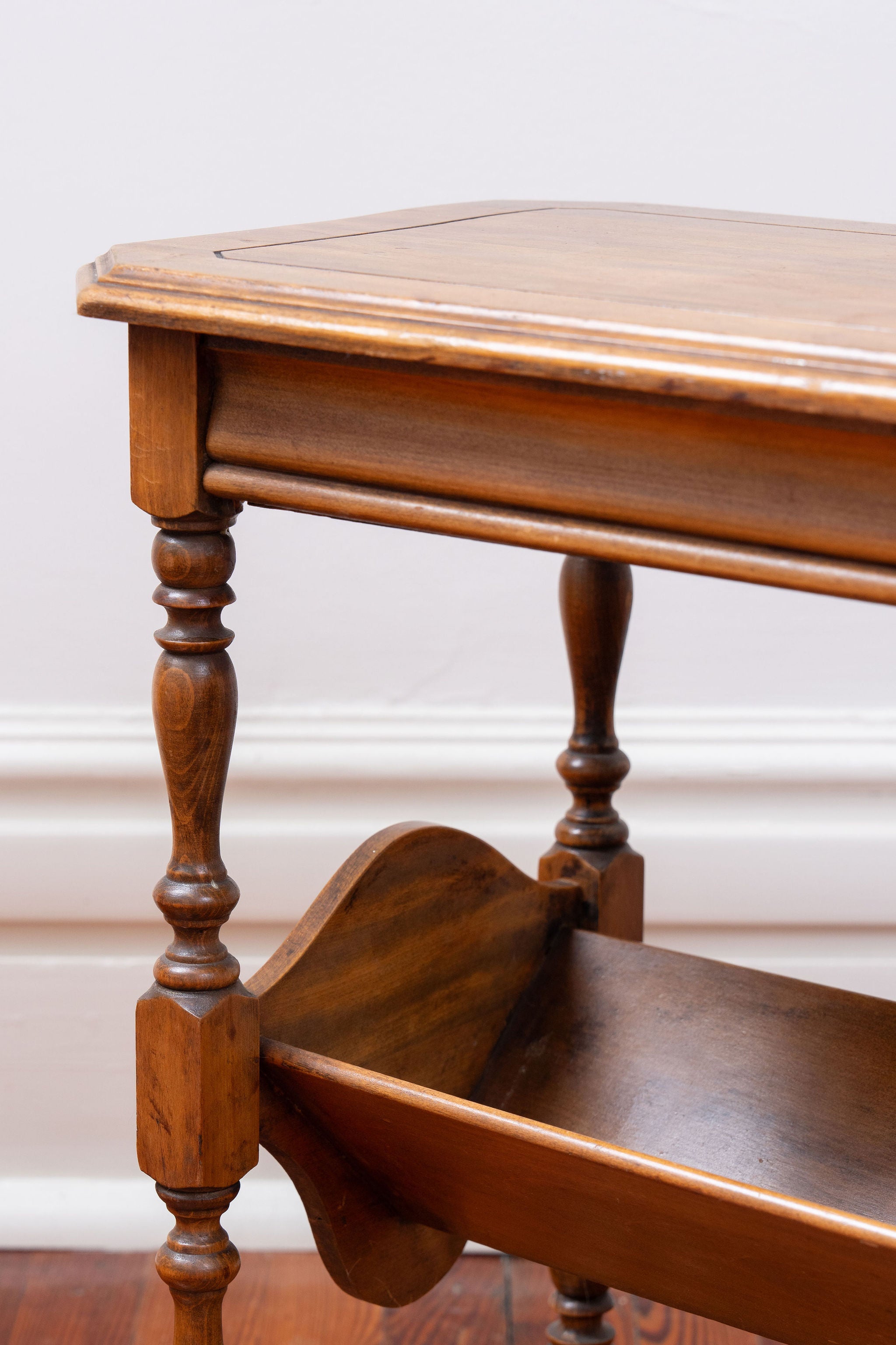 3 Tier Vintage Book Trough Side Table