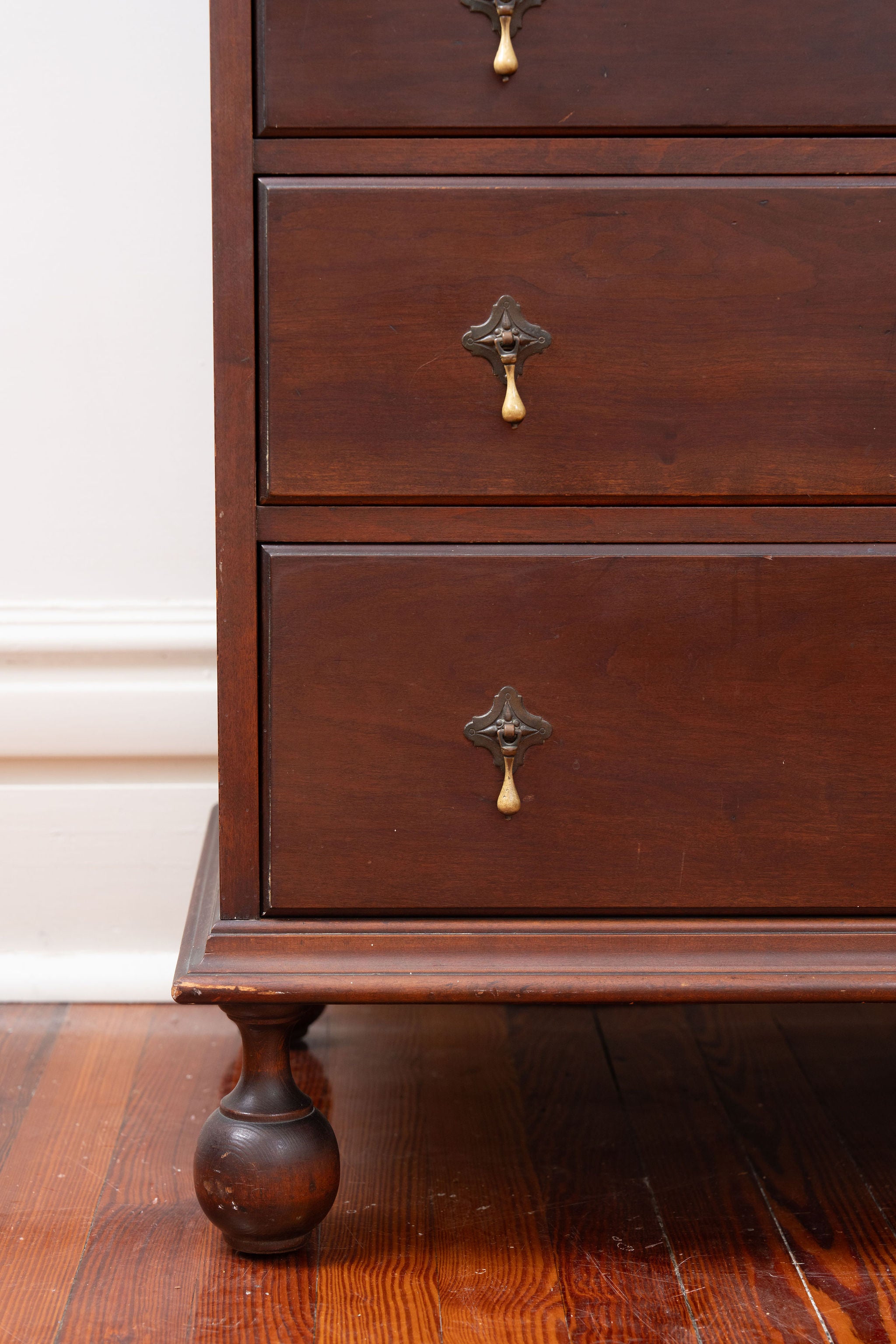 Vintage Cherry 2 Over 4 Dresser / Chest