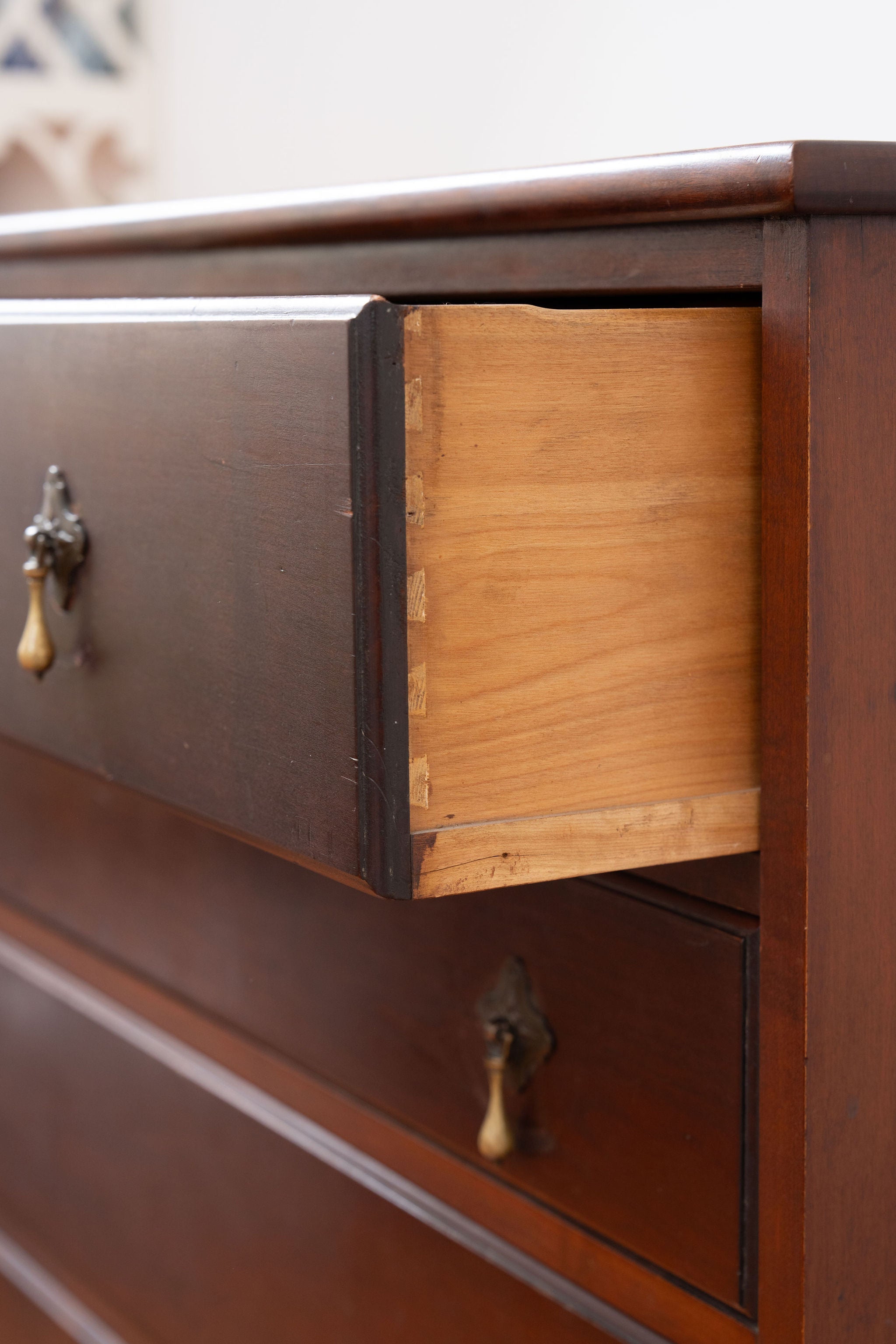 Vintage Cherry 2 Over 4 Dresser / Chest