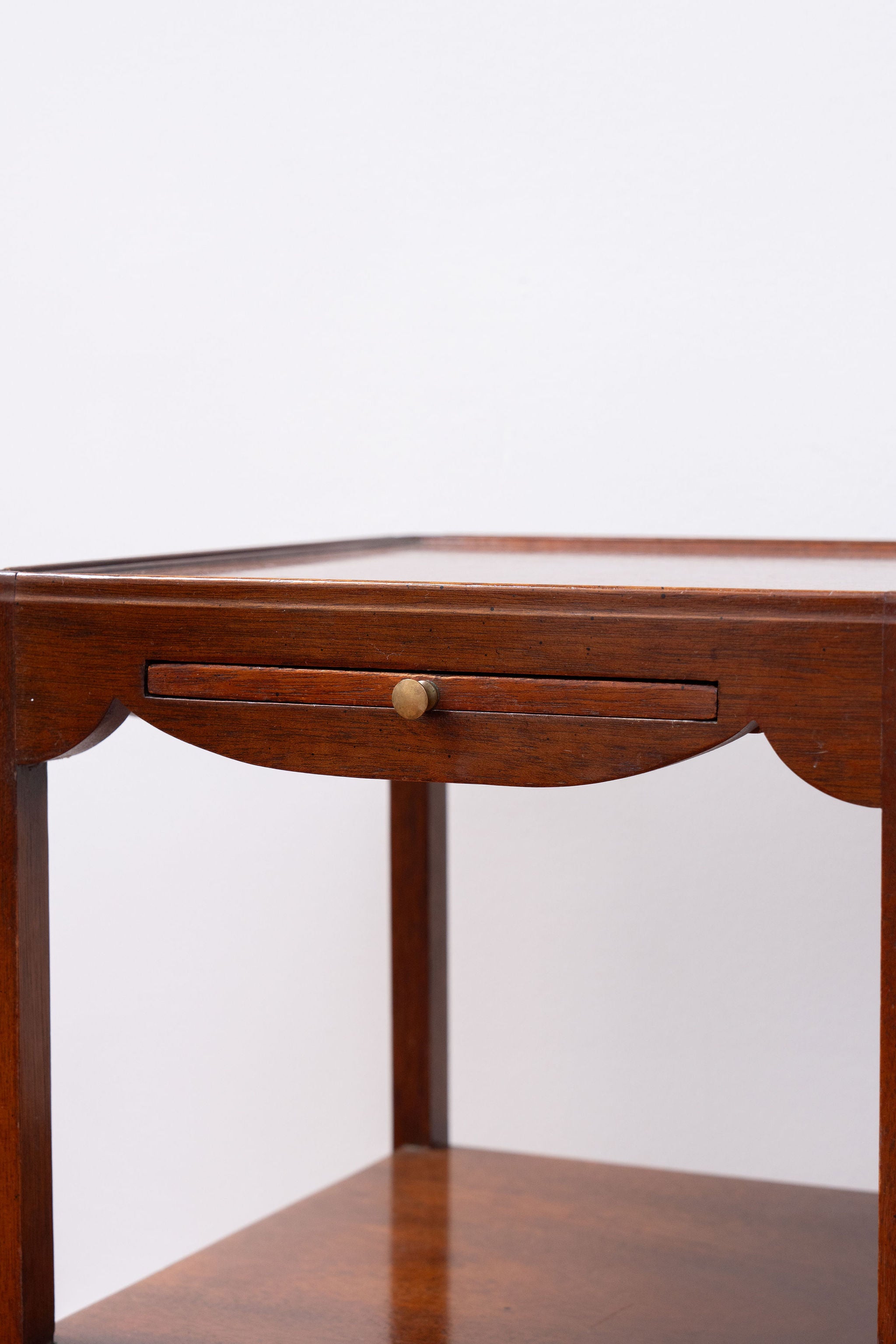 Baker Small Mahogany 2-Tier Table | Historic Charleston Reproductions Collection