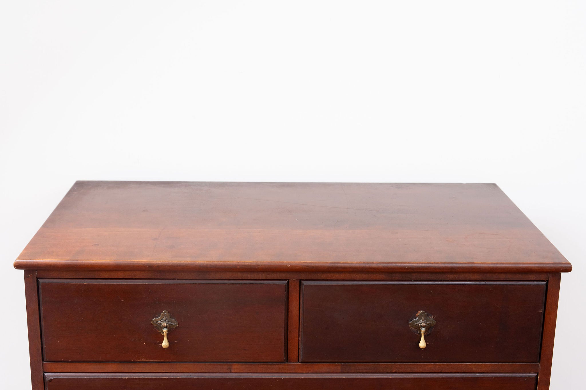Vintage Cherry 2 Over 4 Dresser / Chest