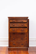 Load image into Gallery viewer, Victorian Walnut Wellington Chest (circa 1845-1870) | English Maker Toplis & Son
