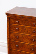 Load image into Gallery viewer, Victorian Walnut Wellington Chest (circa 1845-1870) | English Maker Toplis & Son
