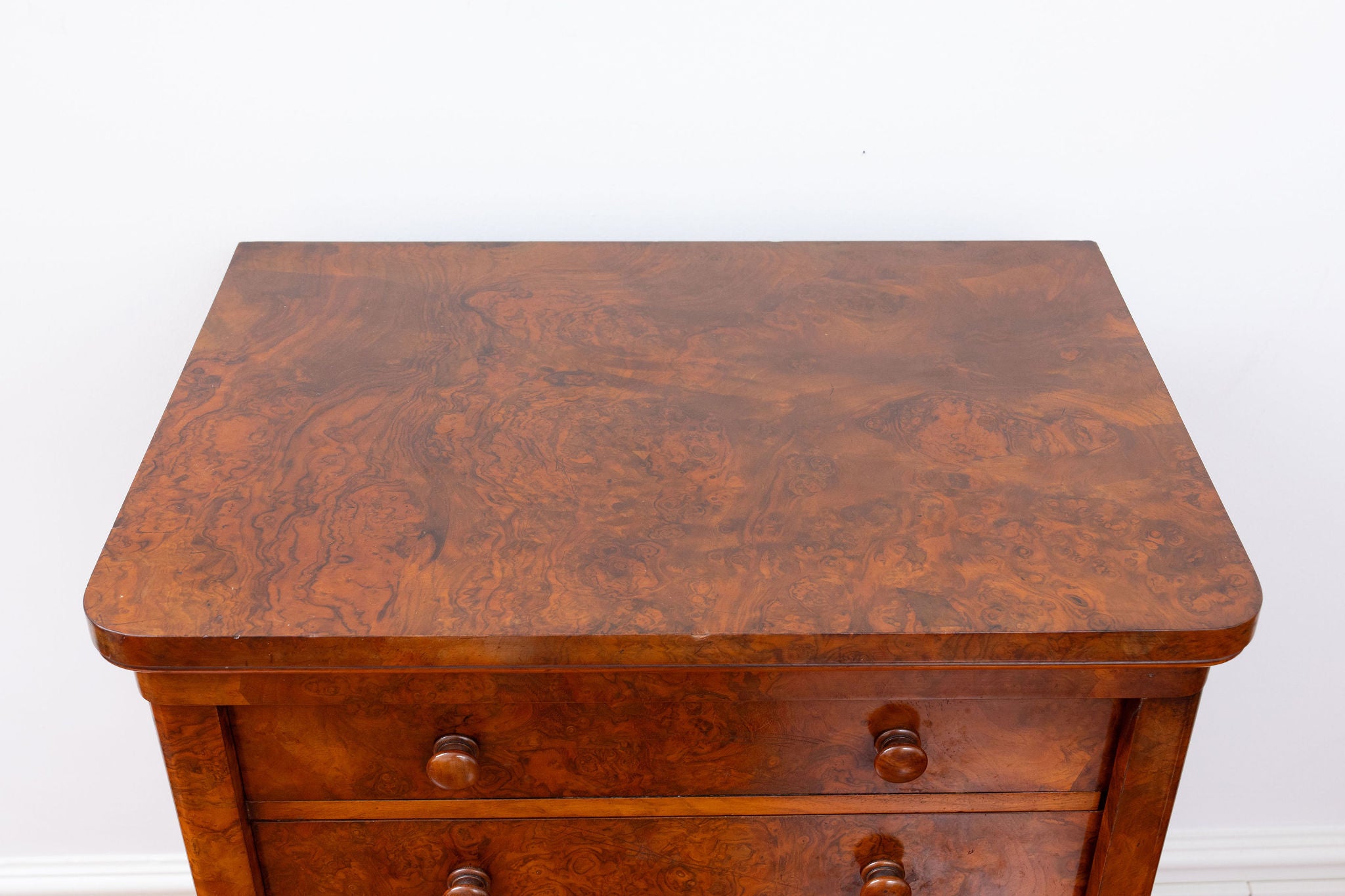 Victorian Walnut Wellington Chest (circa 1845-1870) | English Maker Toplis & Son