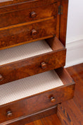 Load image into Gallery viewer, Victorian Walnut Wellington Chest (circa 1845-1870) | English Maker Toplis & Son
