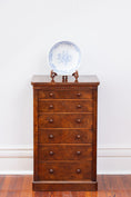 Load image into Gallery viewer, Victorian Walnut Wellington Chest (circa 1845-1870) | English Maker Toplis & Son
