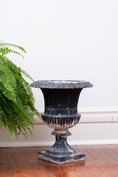 Load image into Gallery viewer, Vintage Patina Cast-Aluminum Planters (PAIR)
