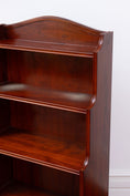 Load image into Gallery viewer, Vintage English Mahogany Waterfall Bookcase
