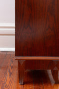 Load image into Gallery viewer, Vintage English Mahogany Waterfall Bookcase
